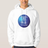 Weder Gott noch Master Anarchie-Symbol Hoodie (Vorderseite)