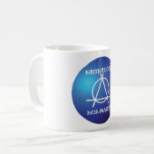 Weder Gott noch Master Anarchie-Symbol Kaffeetasse (Vorderseite Links)