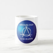 Weder Gott noch Master Anarchie-Symbol Kaffeetasse (Mittel)