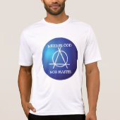 Weder Gott noch Master Anarchie-Symbol T-Shirt (Vorderseite)