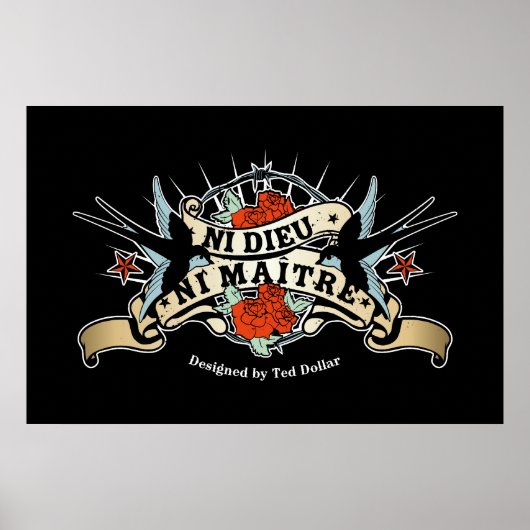 Weder Gott noch Meister Poster (Vorne)