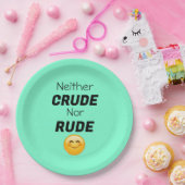 weder roh noch roh pappteller (Party)