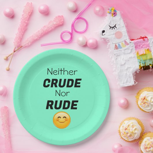 weder roh noch roh pappteller (Party)