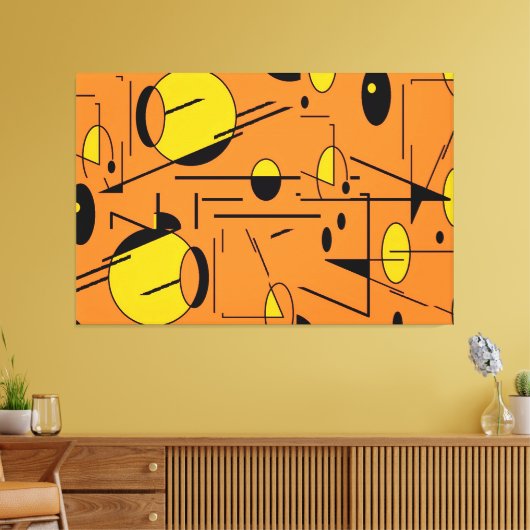 Wedge des Atommonsters - Ken Gage MCM Art Leinwanddruck (Insitu (Wohnzimmer))