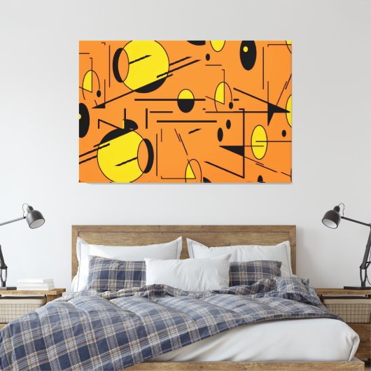 Wedge des Atommonsters - Ken Gage MCM Art Leinwanddruck (Insitu (Schlafzimmer))