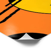 Wedge des Atommonsters - Ken Gage MCM Art Poster (Ecke)