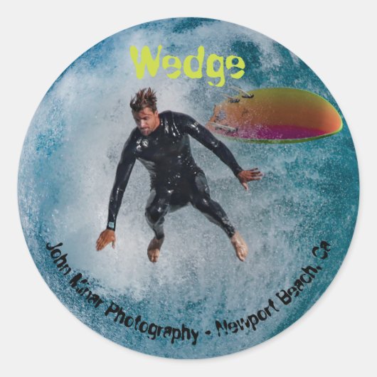 Wedge Wipeout Aufkleber (Vorderseite)