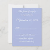 Wedgewood Blue 1 Wedgewood RSVP Cards (Vorderseite)