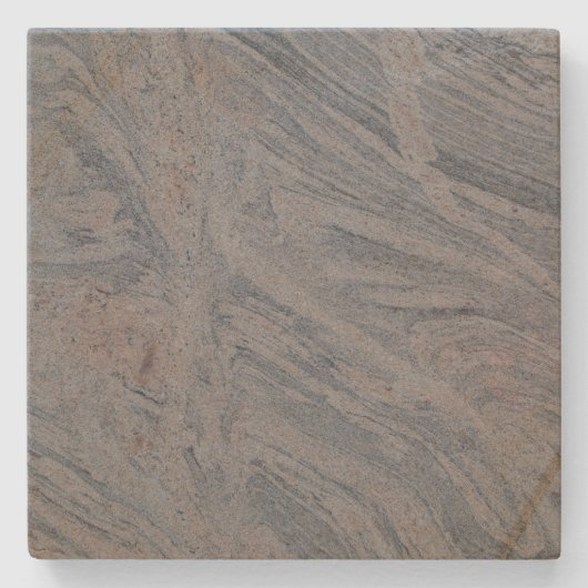 Wedgewood Blue n Tan Marble Square Untersetzer (Vorderseite)