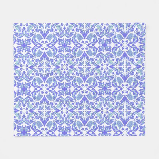 Wedgewood Floral Fleecedecke (Vorderseite (Horizontal))