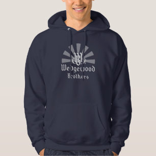 Wedgewood strahlen Hoodie aus