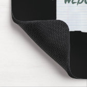 Wedgie Me Funny Sprichwort mit Band und Arrow Guid Mousepad (Ecke)