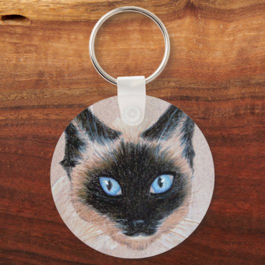 Wedgy Siamese Schlüsselanhänger (Vorderseite)