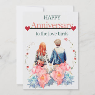 WEDING ANNIVERSARY WISHES CARD EINLADUNG