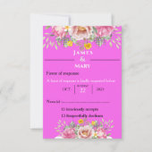 WEDING BELLS RSVP KARTE (Vorderseite)