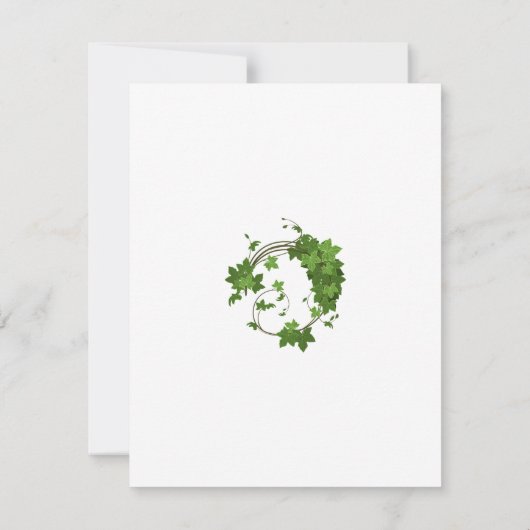 WEDING Green Ivy Floral (Rückseite)
