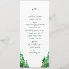 WEDING MENU CARD MENÜKARTE