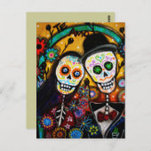 WEDING POSTCARD POSTKARTE (Vorne/Hinten)