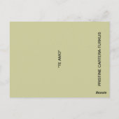 WEDING POSTCARD POSTKARTE (Rückseite)