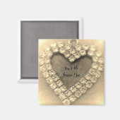 WEDING ROMANTIC MAGNET STYLE DESIGN (Vorderseite/Rückseite)