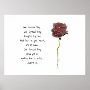 WEDING ROMANTIC POSTER STILE DESIGN