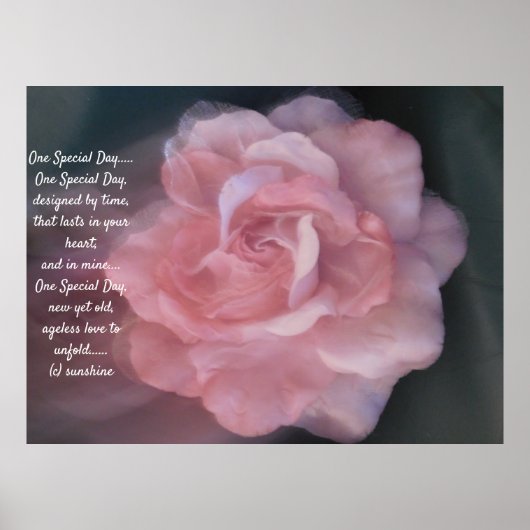 WEDING ROMANTIC POSTER STILE DESIGN (Vorne)