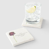 WEDING ROMANTIC Untersetzer Art Design Stil (Seitenansicht)