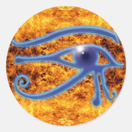 Wedjet Eye of Horus & Fire Stickers (Vorderseite)
