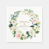 Wedkin Napkin Blush Cocktail Napkin Serviette (Vorderseite)