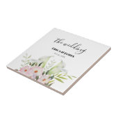 Wedle Gentle White Calla Lily Rose Watercolor S Fliese (Seite)