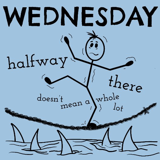 Wednesday Halfway There T-Shirt