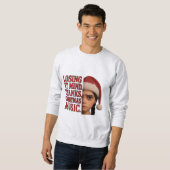 Wednesday “Thanks, Christmas Music” Funny Sweatshirt (Vorne ganz)