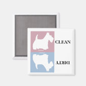 Wedof Scottish Terrier Magnet (Vorderseite/Rückseite)