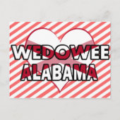 Wedowee, Alabama Postkarte (Vorderseite)