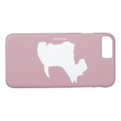 Wedty of Scottish Terrier Pink Case-Mate iPhone Hülle (Rückseite (Horizontal))