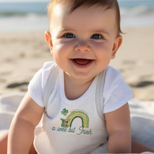 Wee Bit Irish | 1. St. Patrick's Day Baby Strampler