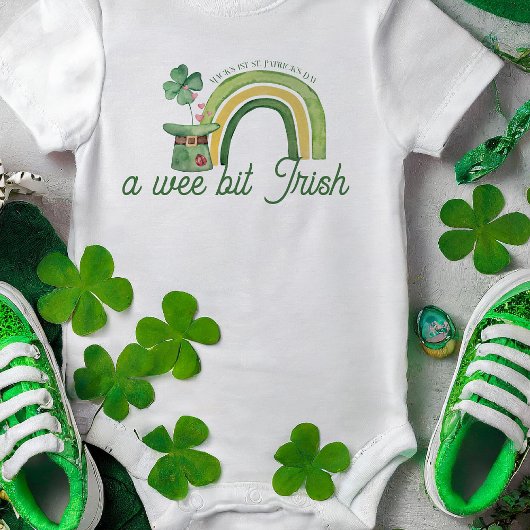 Wee Bit Irish | 1. St. Patrick's Day Baby Strampler