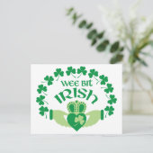 Wee Bit Irish Postkarte (Stehend Vorderseite)