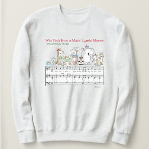 WEE FISCH DIR EIN STUTE REIHER ELCH Sandra Boynton Sweatshirt