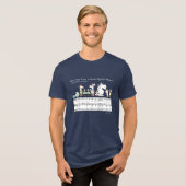 WEE FISH EWA MARE EGRETS MOOSE Sandra Boynton T- Tri-Blend Shirt (Vorderseite voll)