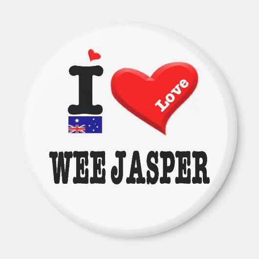 WEE JASPER - I-Liebe Magnet (Vorne)