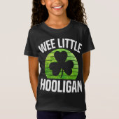 Wee Little Hooligan Boy Kids St Patricks Day Irish T-Shirt (Vorderseite)