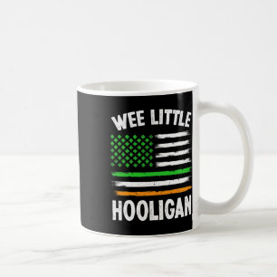 Wee Little Hooligan Fun St Patrick's Day Kleeblatt Kaffeetasse