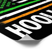 Wee Little Hooligan Fun St Patrick's Day Kleeblatt Poster (Ecke)