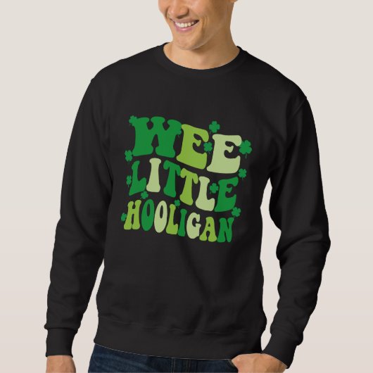 WEE LITTLE HOOLIGAN Kinder St Patrick's Day Junge Sweatshirt (Vorderseite)