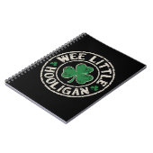 Wee Little Hooligan Kleeblatt St Patrick's Day Notizblock (Linke Seite)