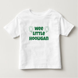 Wee Little Hooligan Kleinkind St Patrick's Day Gre Kleinkind T-shirt