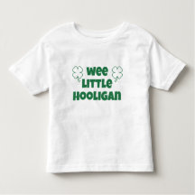 Wee Little Hooligan Kleinkind St Patrick's Day Gre