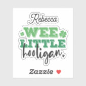 Wee Little Hooligan | St. Patrick's Day Aufkleber (Blatt)