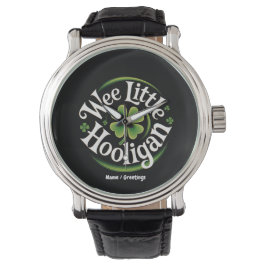 Wee Little Hooligan St. Patrick's Day Funny Irish Armbanduhr